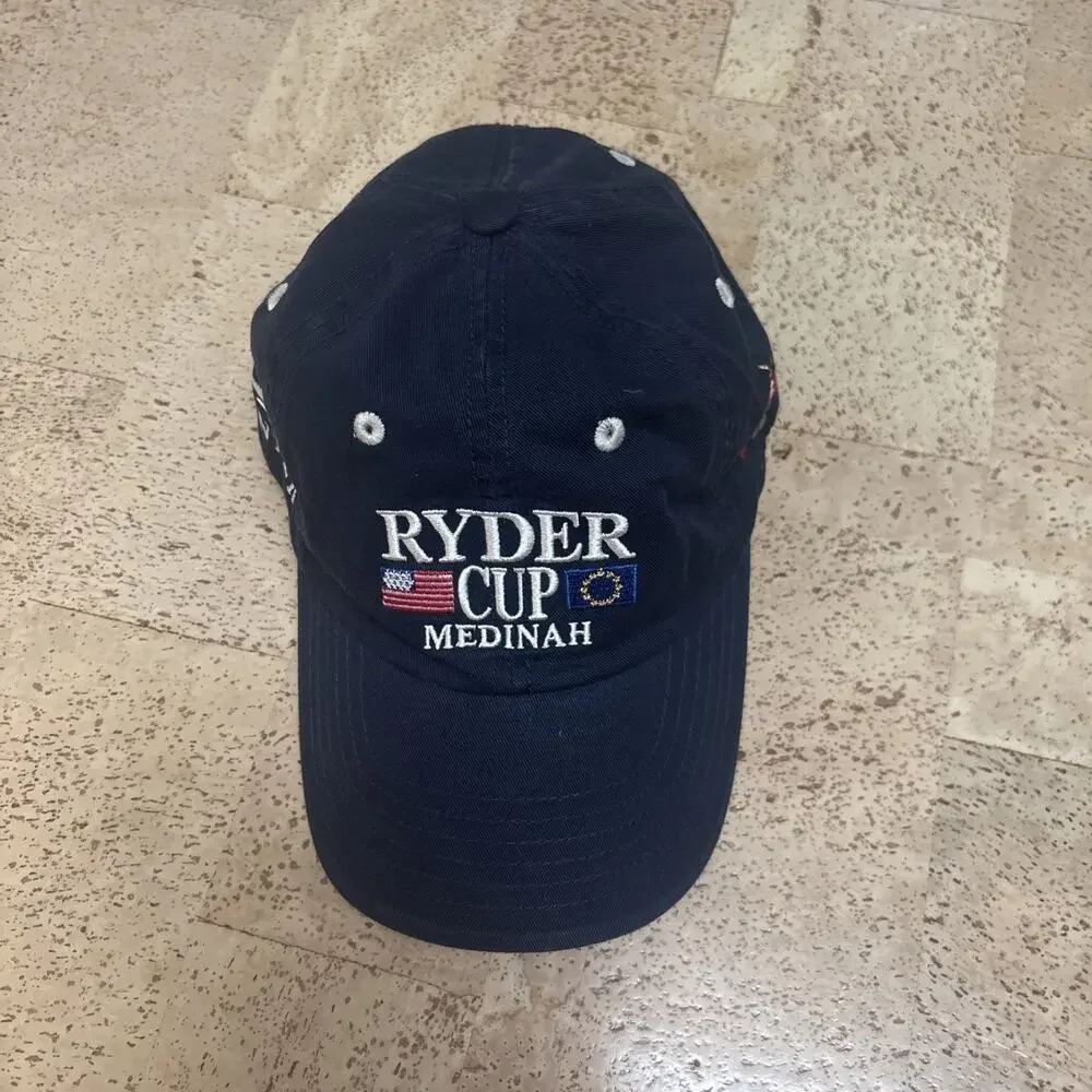 Medinah Country Club Ryder Cup 2012 Navy Golf Baseball Cap 100% Cotton - Picture 3 of 8